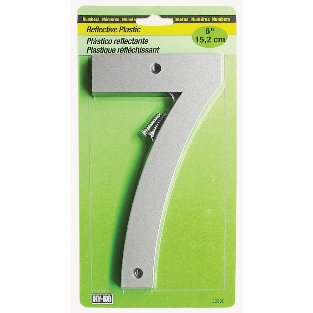 HY-KO - Reflective Plastic Large House Marker Number